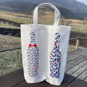 麻ワインバッグ（2本用）